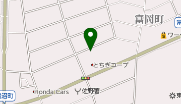 タイヤランド佐野の地図画像