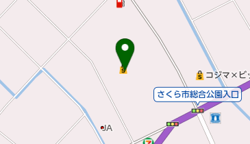 銀だこイオンタウンさくら店の地図画像