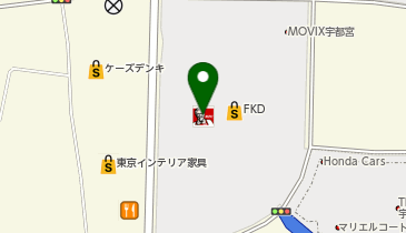 天ぷらてんやFKD宇都宮インターパーク店の地図画像