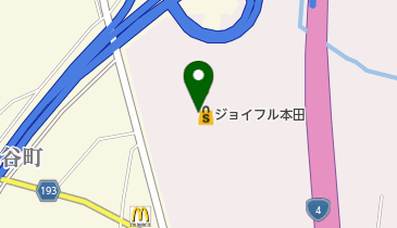 ペッパーランチジョイフル本田宇都宮店の地図画像