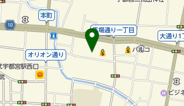 ペッパーランチ宇都宮バンバ通り店の地図画像
