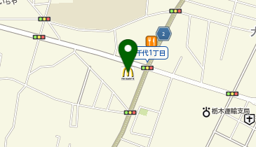 マクドナルド宇都宮西川田店の地図画像