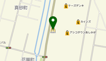 マクドナルドアシコタウンあしかが店の地図画像