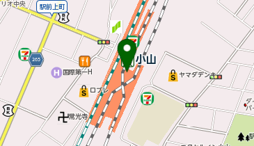 吉野家Dila小山店の地図画像