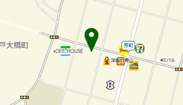 すき家足利芳町店の地図画像