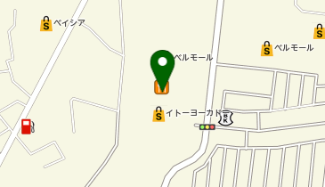 牛角焼肉食堂ベルモール宇都宮店の地図画像