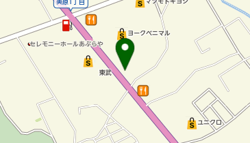 びっくりドンキー大田原店の地図画像