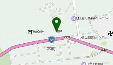 磐梯日光店の地図画像