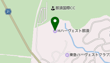 東急ハーヴェストクラブ那須の地図画像