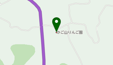 かご山りんご園の地図画像