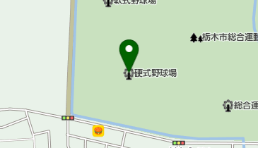 とちぎ木の花スタジアムの地図画像