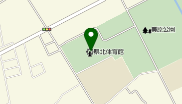 栃木県立県北体育館の地図画像