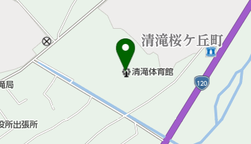 日光市清滝体育館の地図画像
