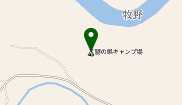 鷲の巣キャンプ場の地図画像