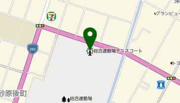 KIYOKUNIグランドスラムテニスコートの地図画像