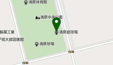 清原中央公園清原庭球場の地図画像
