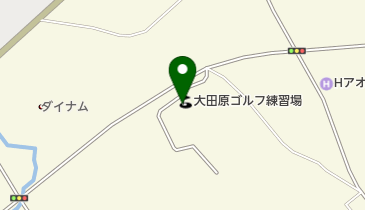 大田原ゴルフ練習場の地図画像