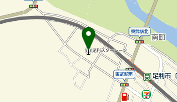 足利スターレーンの地図画像
