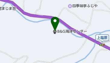塩原B&G海洋センターの地図画像