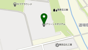 ホンダヒート・グリーンスタジアムメイングラウンドの地図画像