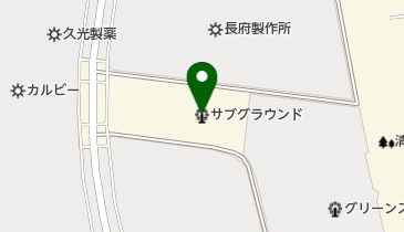 栃木県グリーンスタジアムサブグラウンドの地図画像