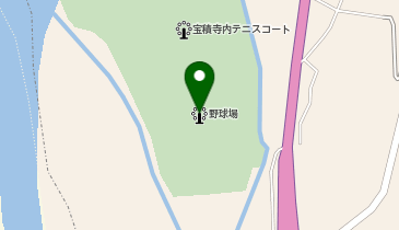 鬼怒グリーンパーク野球場の地図画像