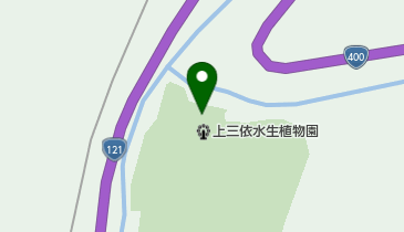 上三依水生植物園入口の地図画像