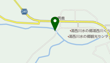 湯西川のネズコ大木の地図画像