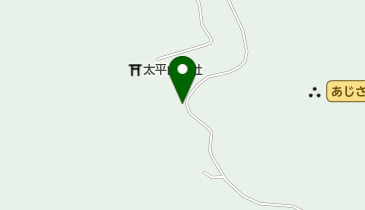 栃木県立自然公園大平山の地図画像