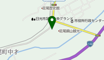 足尾陶器まつりの地図画像