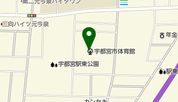 宇都宮百人一首市民大会の地図画像