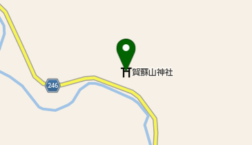 賀蘇山神社の地図画像