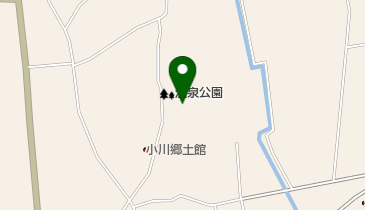 小川温泉神社の地図画像