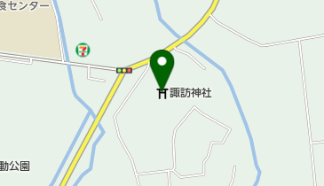 諏訪神社の地図画像