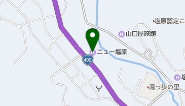 塩原温泉の地図画像