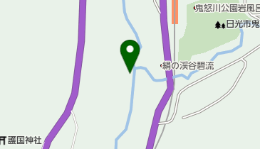 鬼怒川ラインの地図画像