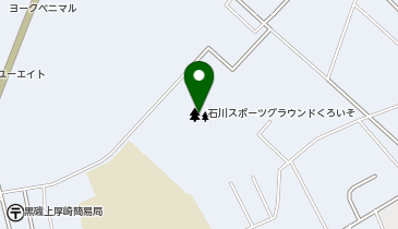 石川スポーツグラウンドくろいその地図画像