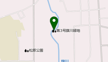第3号旗川緑地の地図画像