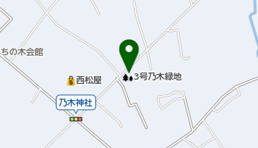 3号乃木緑地の地図画像