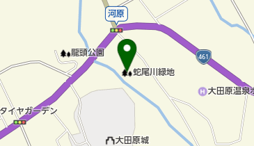 蛇尾川緑地の地図画像