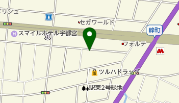 駅東2号緑地の地図画像