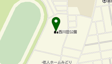 西川田公園の地図画像