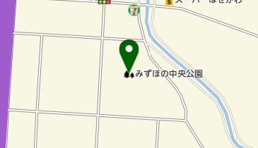 みずほの中央公園の地図画像