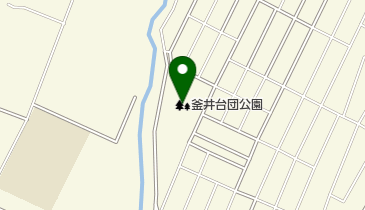 釜井台団公園の地図画像