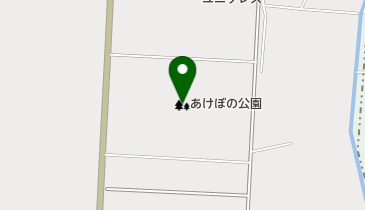 あけぼの公園の地図画像