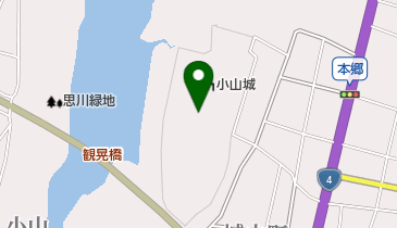 城山公園の地図画像