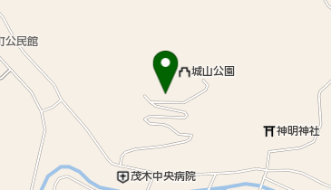 城山公園の地図画像