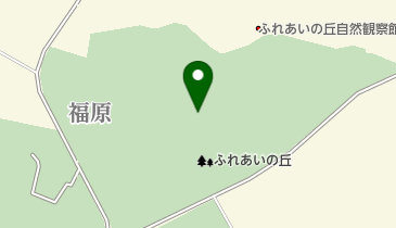 大田原市ふれあいの丘の地図画像