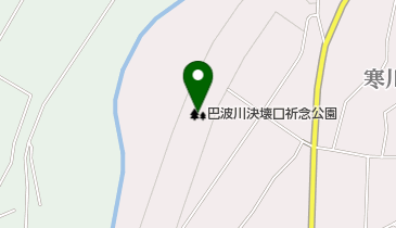 巴波川決壊口祈念公園の地図画像