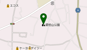 愛宕山公園の地図画像